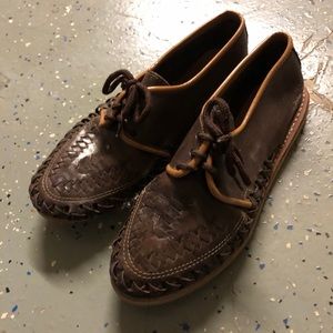 Men’s Mexican woven dress shoes